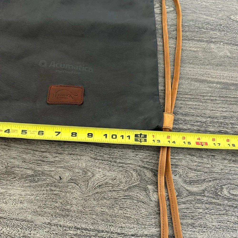 Hogsback‎ Leather Co Drawstring Backpack